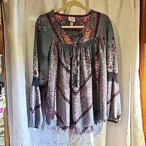 Boho top with lace